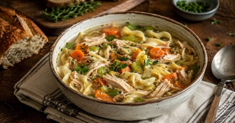 turkey noodle soup recipe