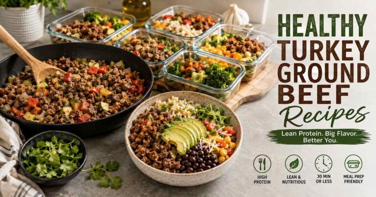 healthy turkey ground beef recipes​