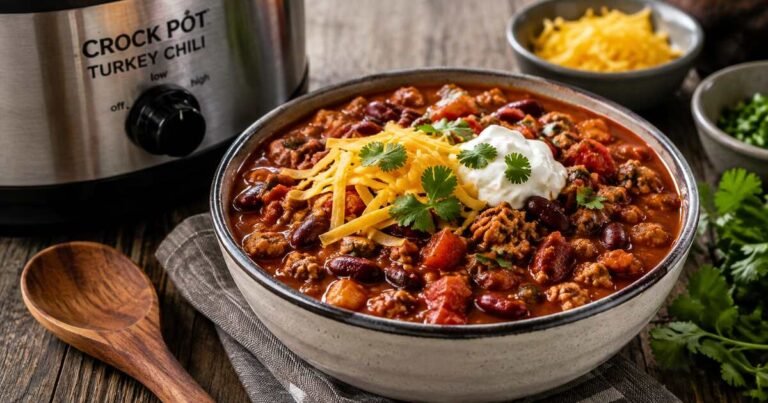 crock pot chili recipe turkey
