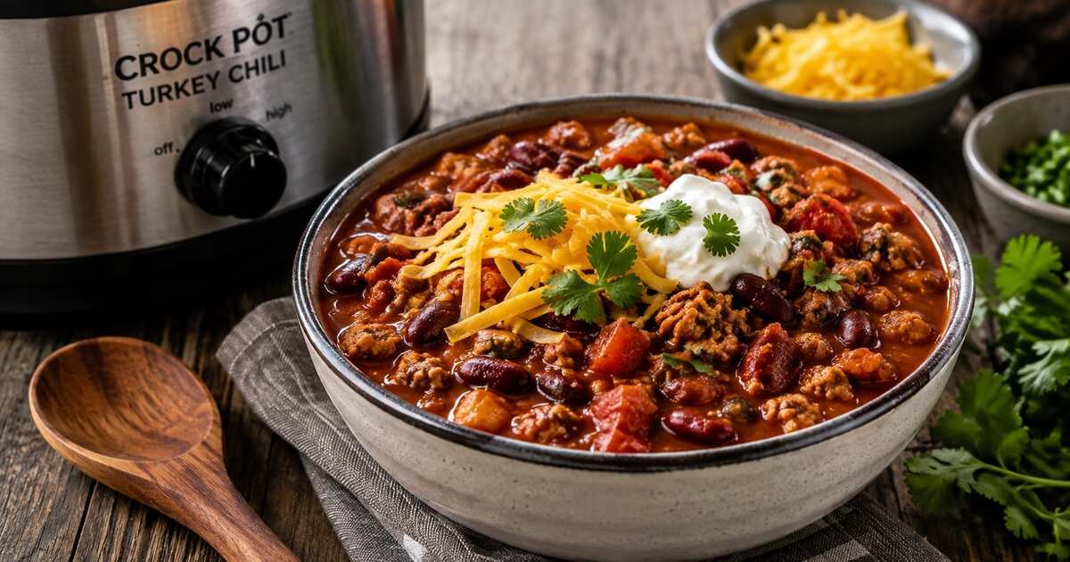 crock pot chili recipe turkey